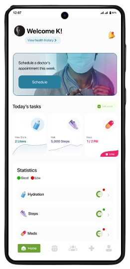 health app screenshot